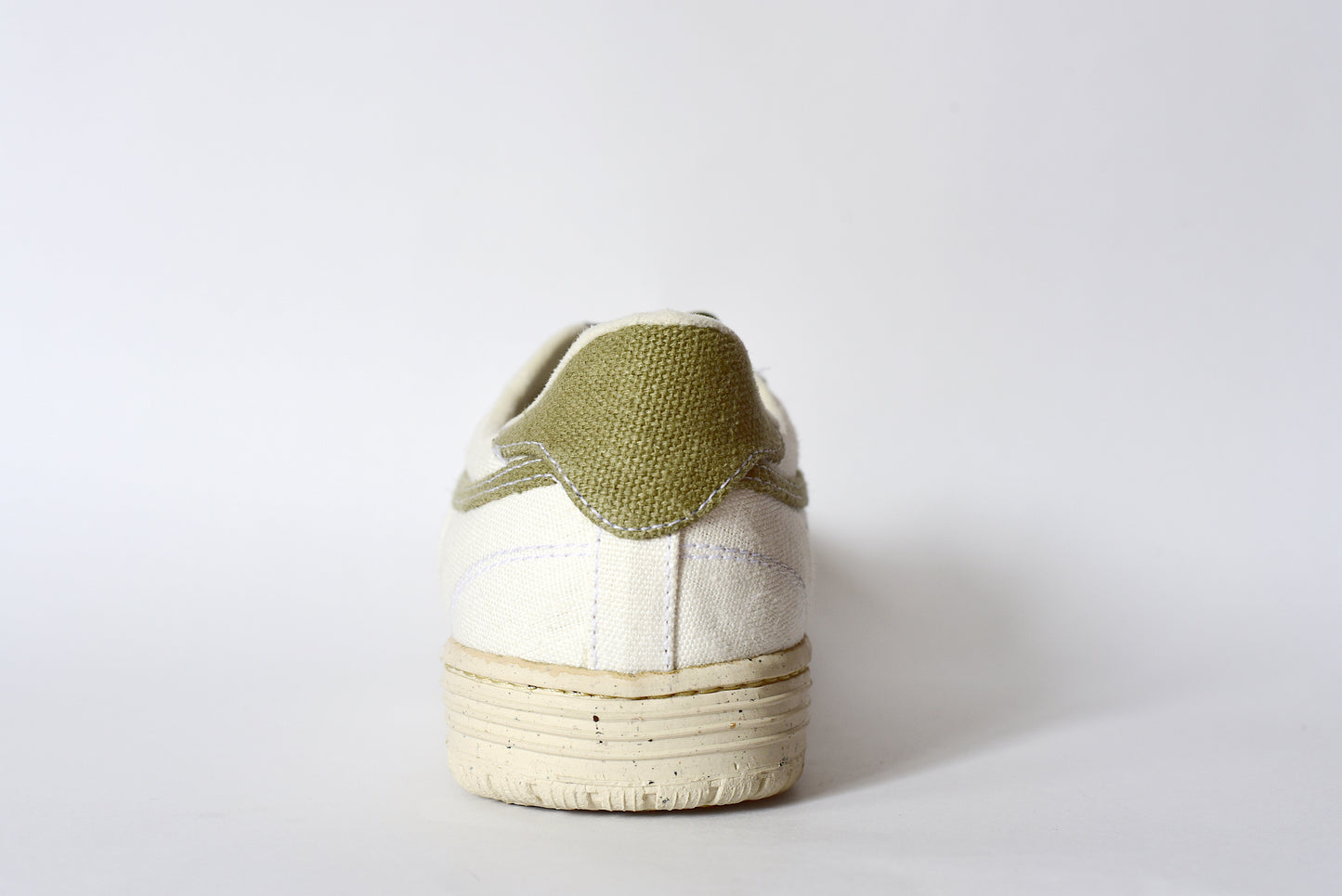 Men's Expedition Organic Hemp Canvas Lace-Up Sneaker White/Green