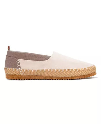 Women's Clementine Slip-On Organic Hemp Canvas Espadrille-Inspired Shoes White