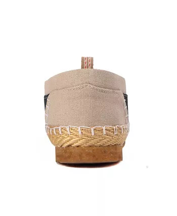 Women's Clementine Slip-On Organic Hemp Canvas Espadrille-Inspired Shoes Charcoal