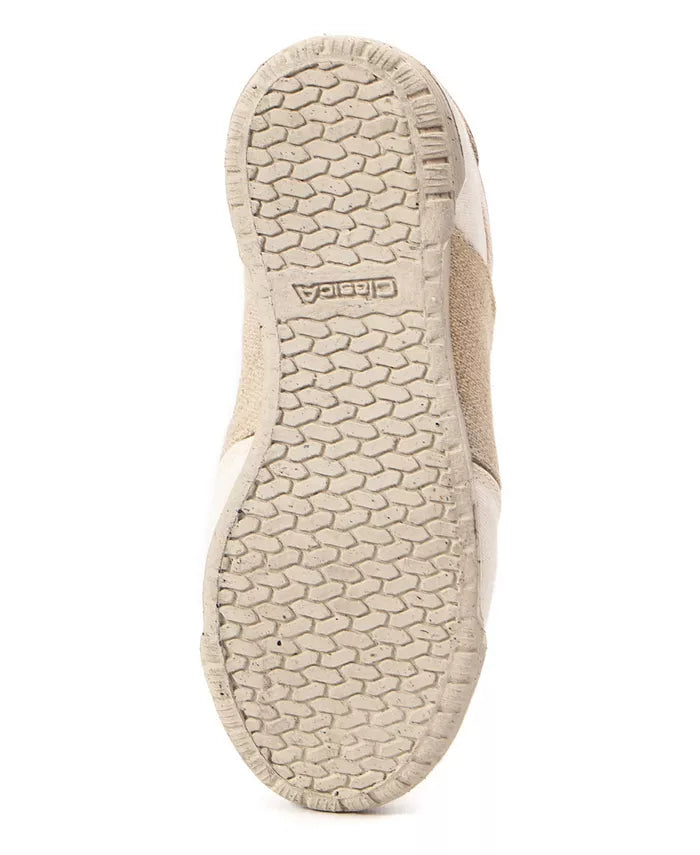 Women's Expedition Organic Hemp Canvas Lace-Up Sneaker White/Tan