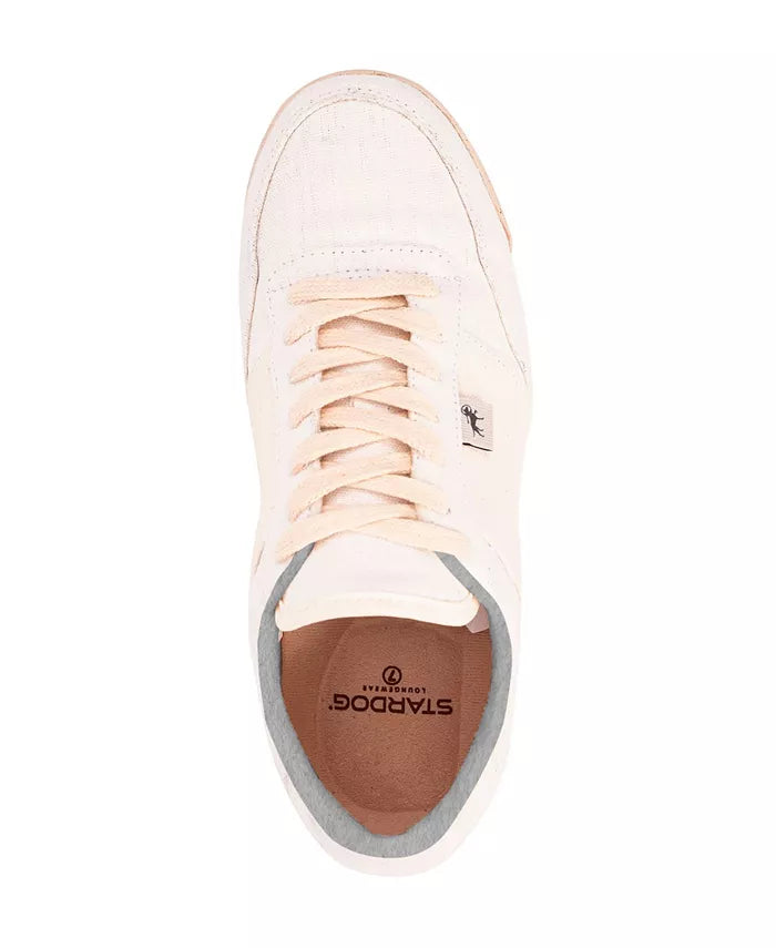 Women's Expedition Organic Hemp Canvas Lace-Up Sneaker White/Ivory