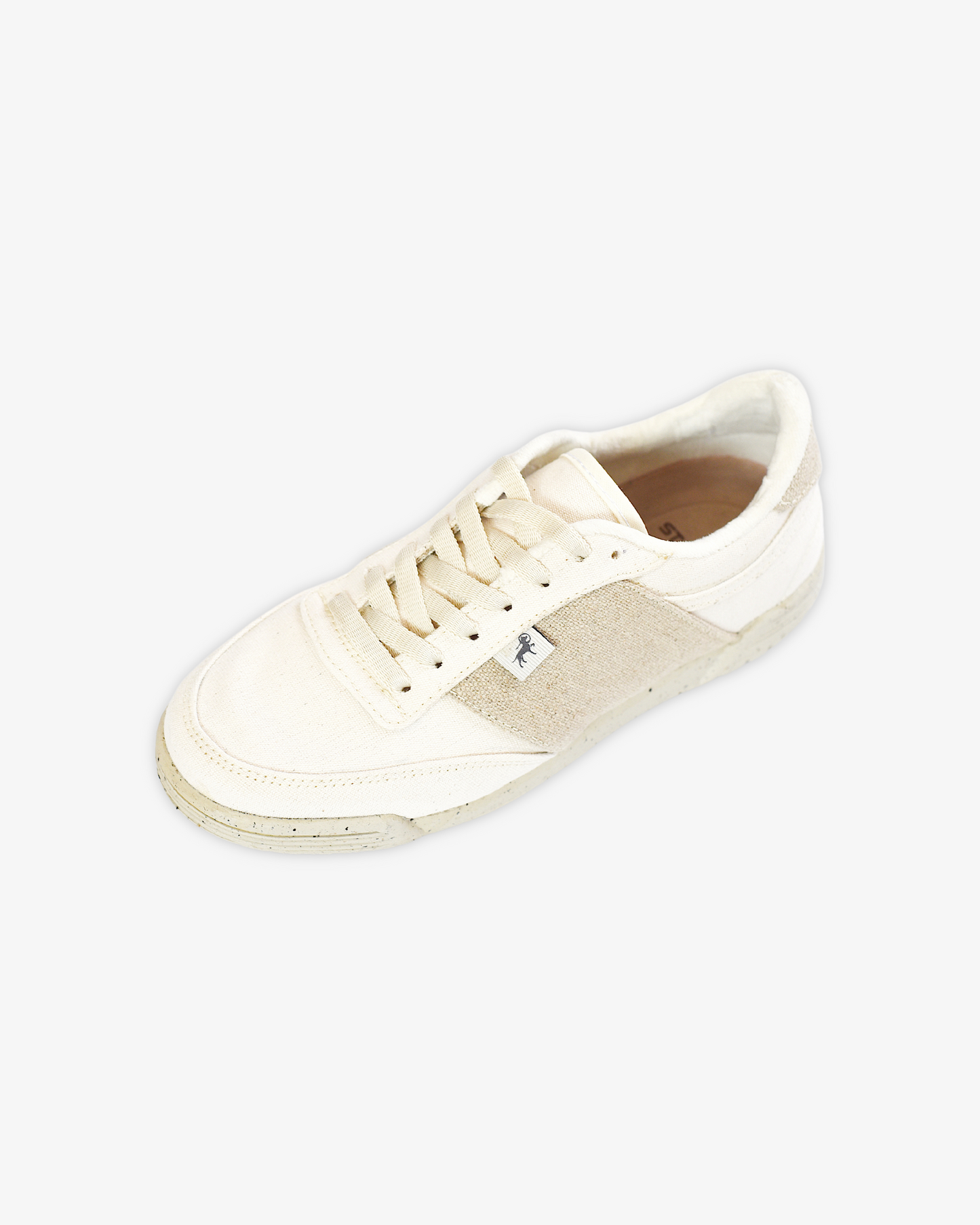 Women's Expedition Organic Hemp Canvas Lace-Up Sneaker White/Tan